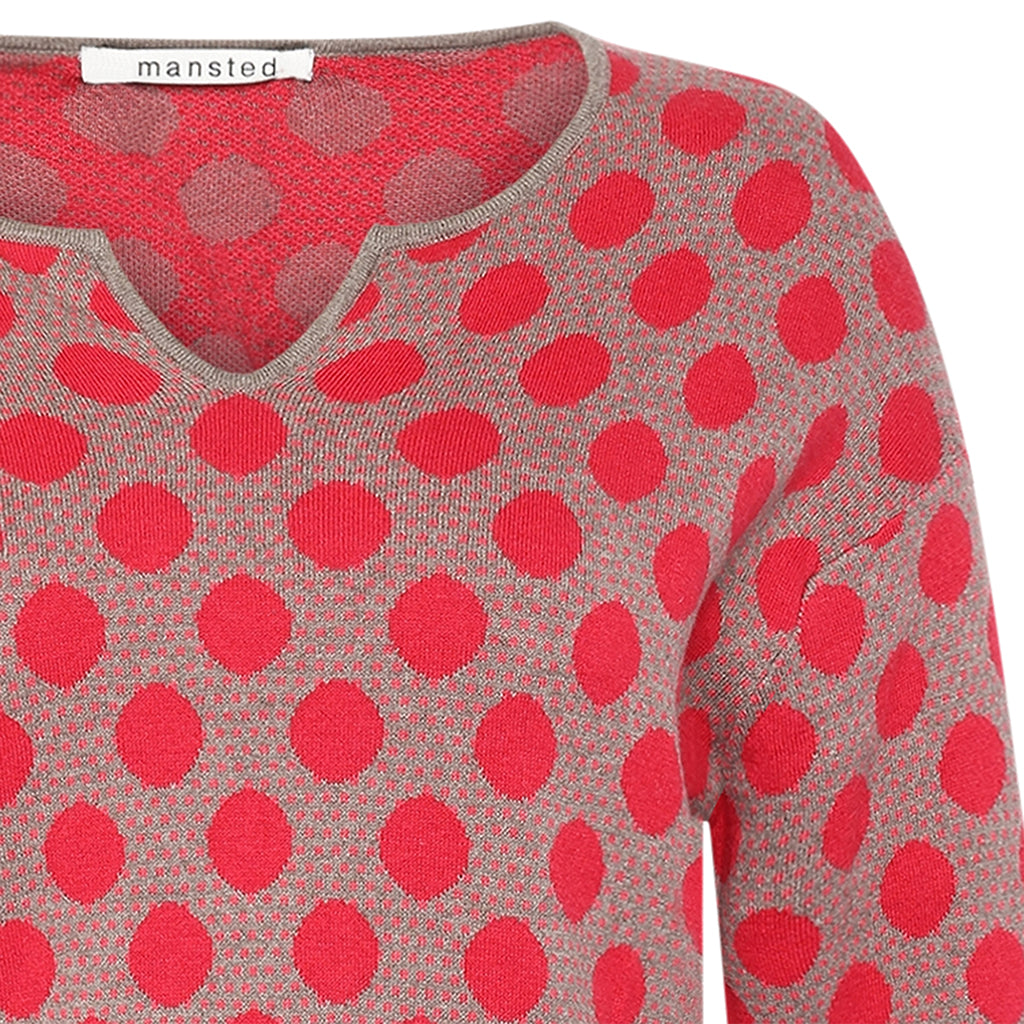 Mansted Dot Print Sweater