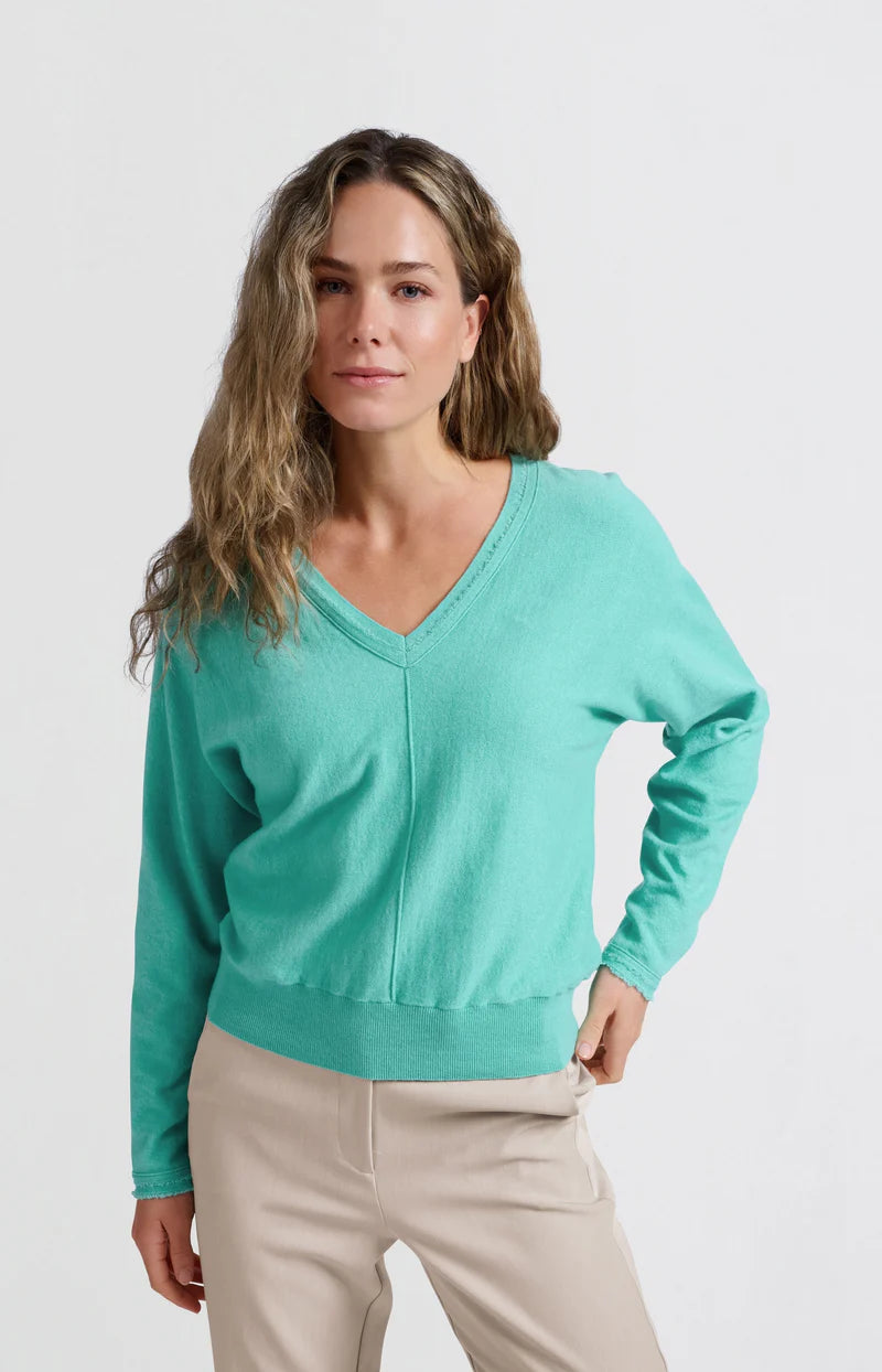 YAYA Soft V-Neck Sweater