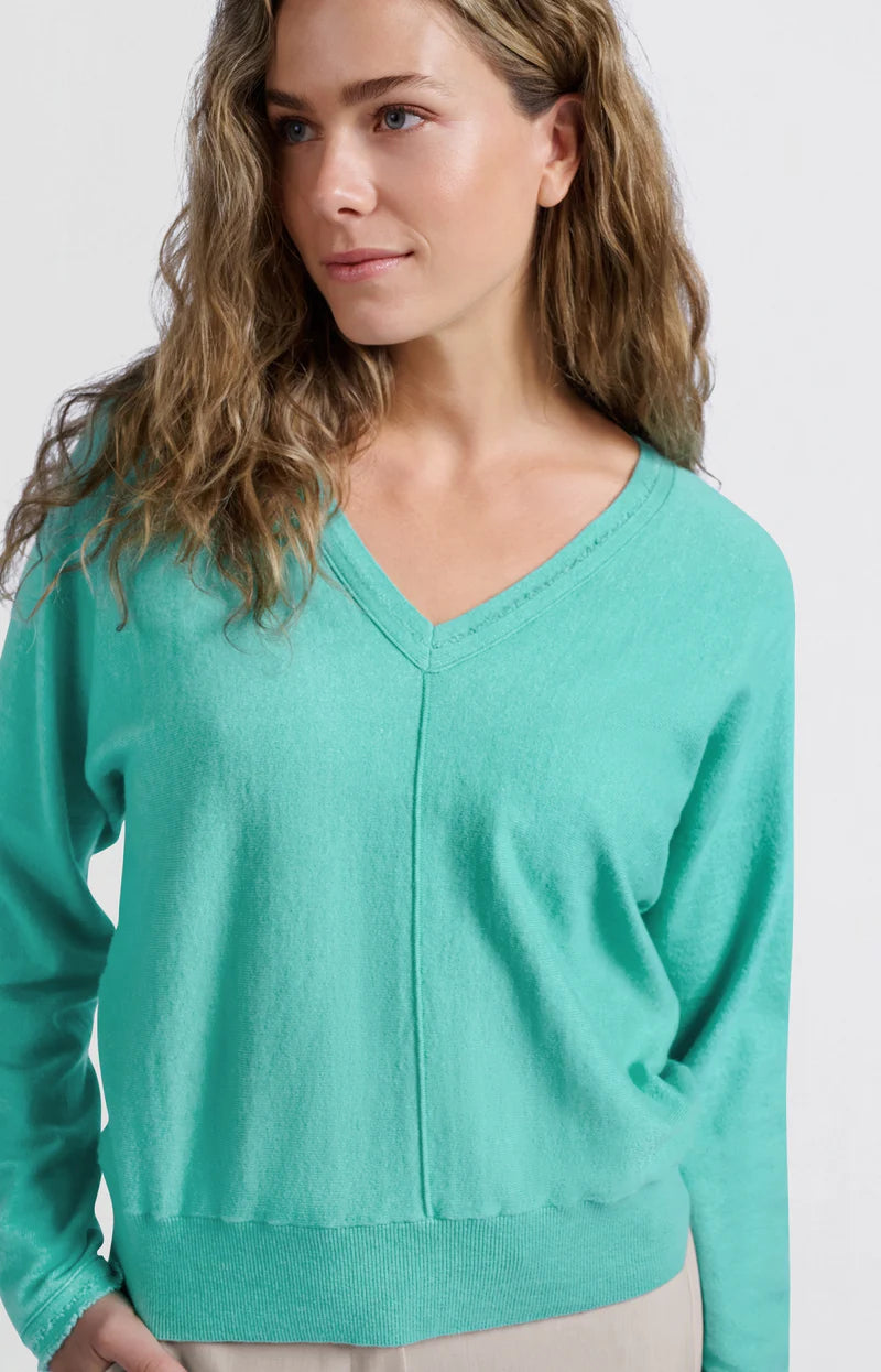 YAYA Soft V-Neck Sweater