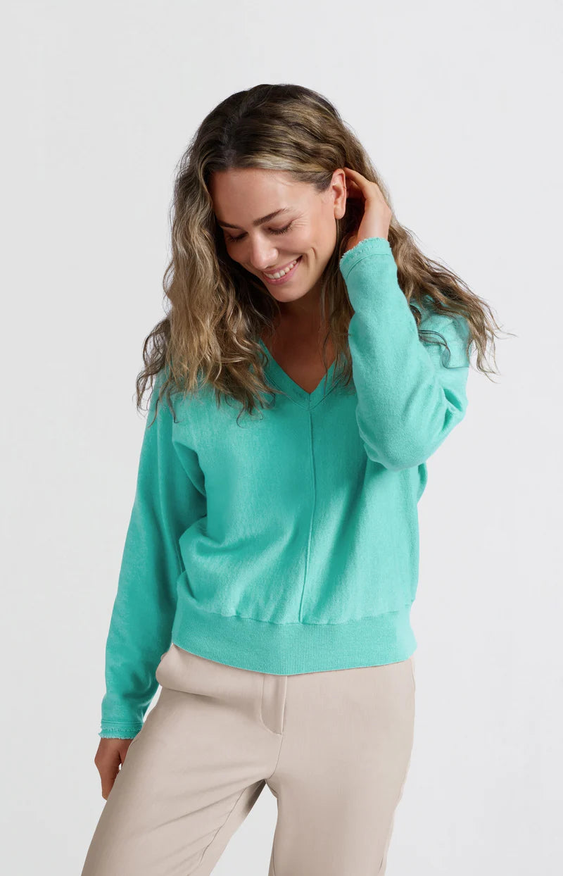 YAYA Soft V-Neck Sweater