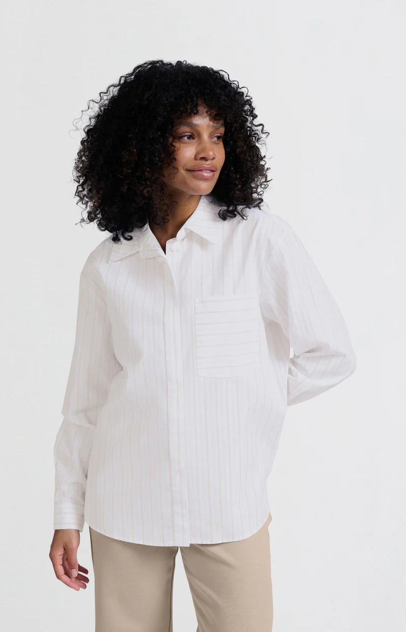 YAYA Stripe Blouse