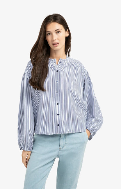 YAYA Stripe Blouse