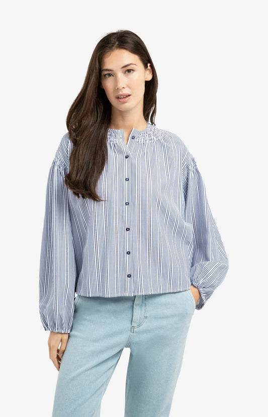YAYA Stripe Blouse