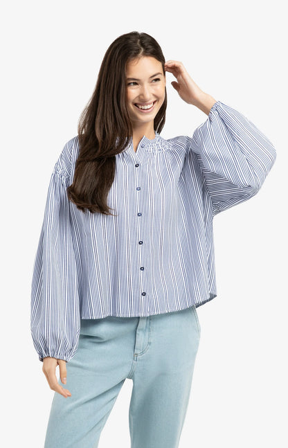 YAYA Stripe Blouse