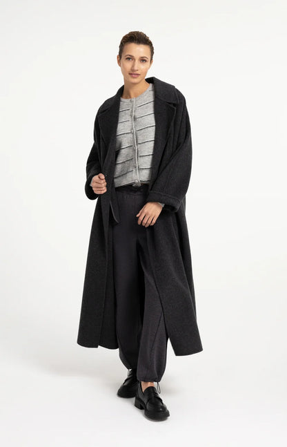YAYA Knit Striped Cardigan