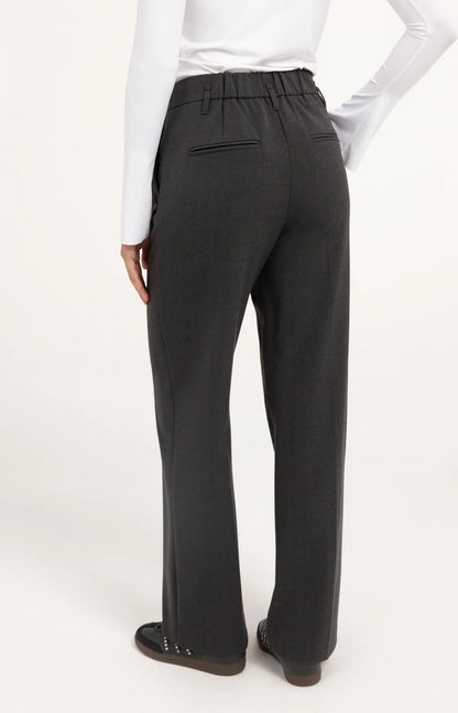 YAYA Structured Straight Leg Trouser