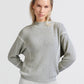 YAYA Mock Neck Knit Sweater