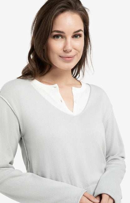 YAYA Double Layer Sweater