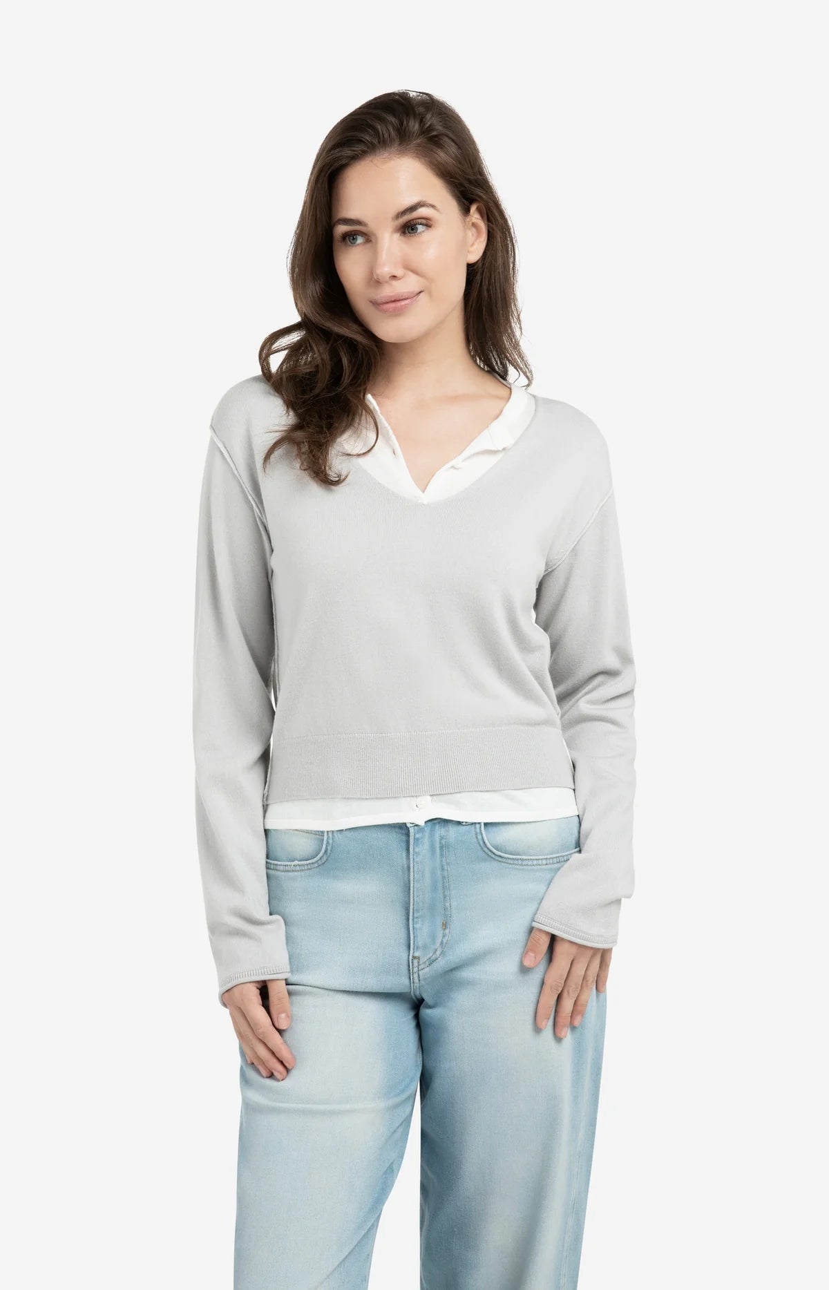 YAYA Double Layer Sweater