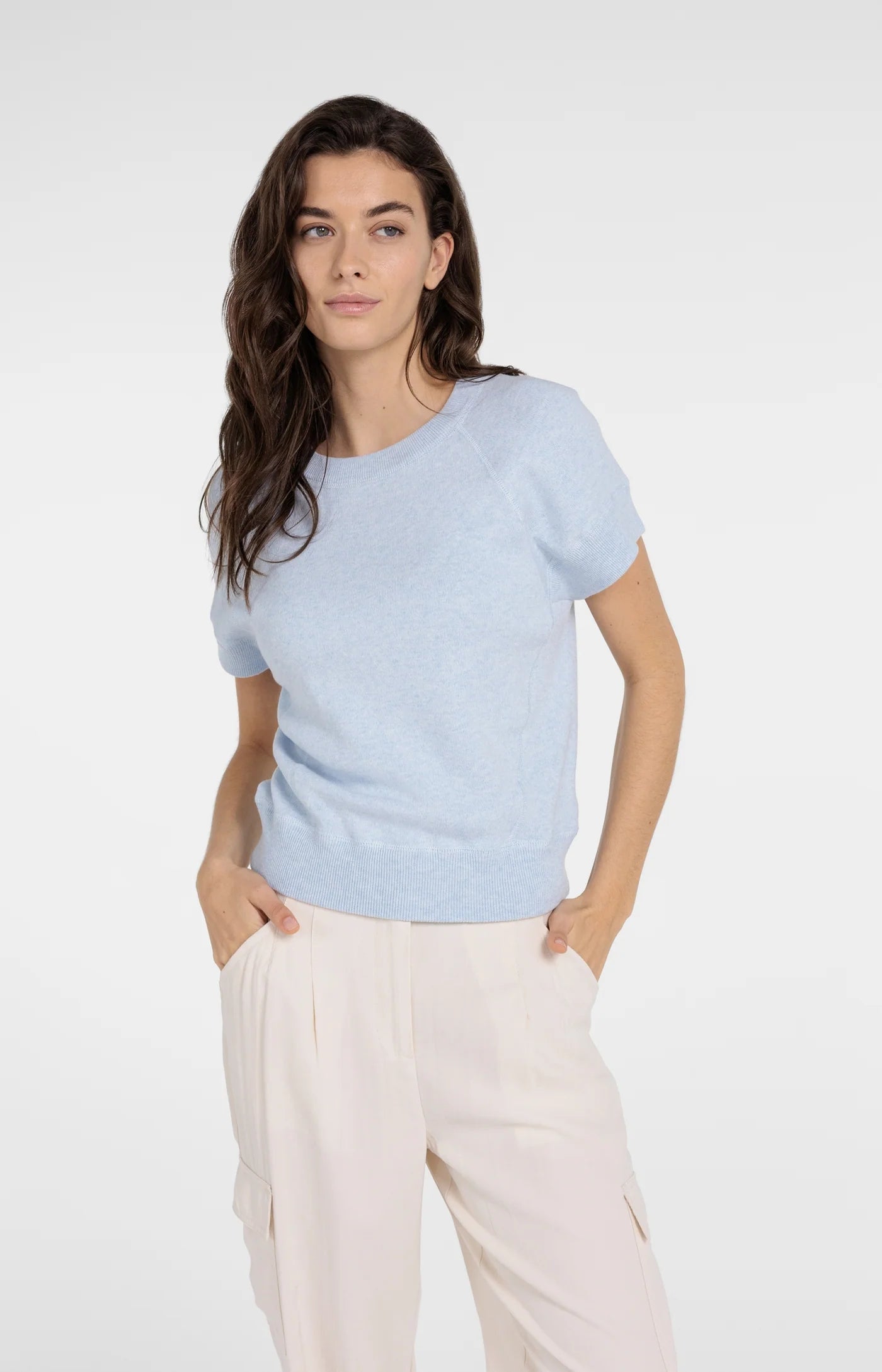 YAYA Cap Sleeve Sweater