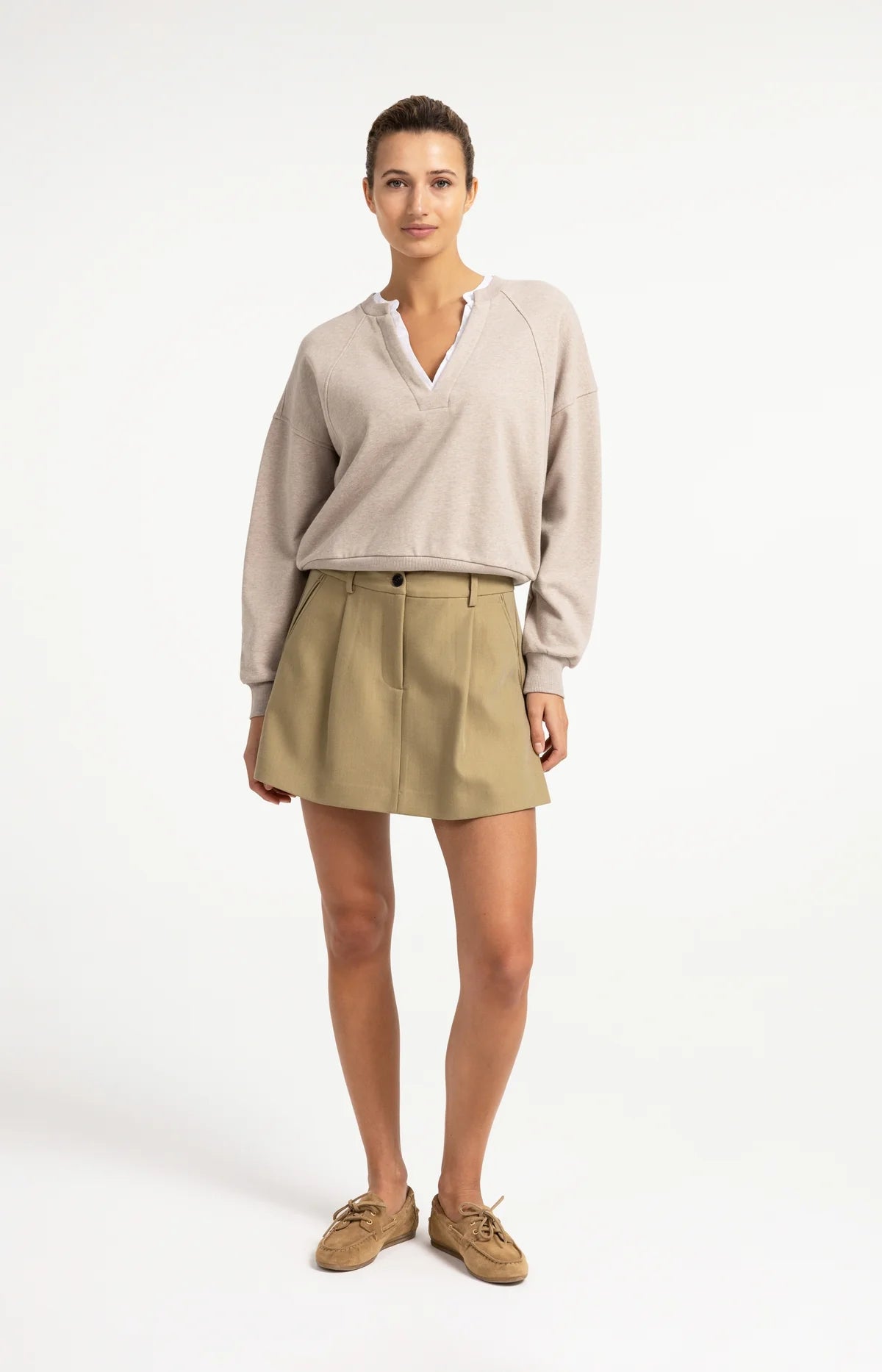YAYA V-neck Sweatshirt