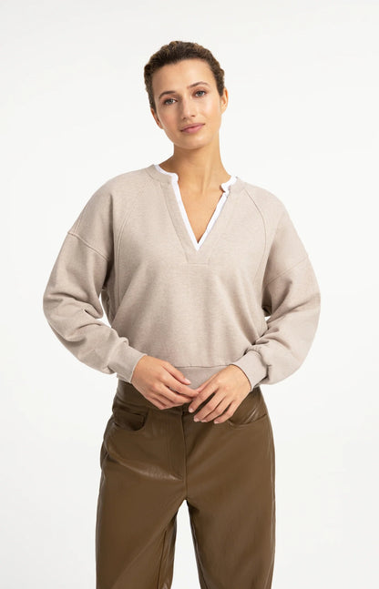 YAYA V-neck Sweatshirt