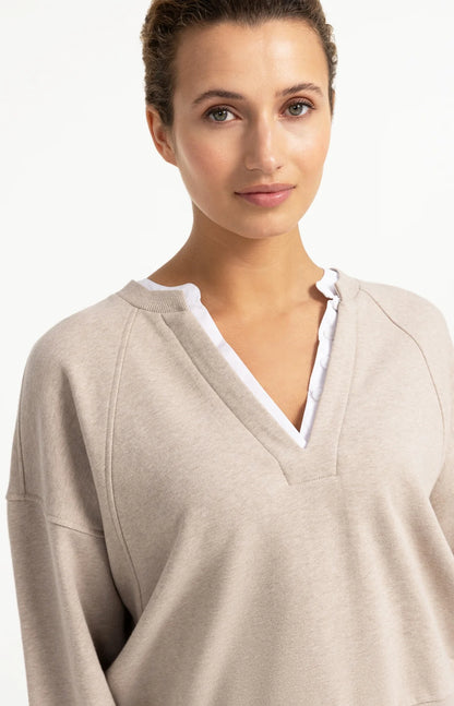 YAYA V-neck Sweatshirt