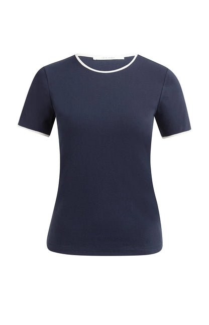 YAYA T-Shirt with Contrast Trim