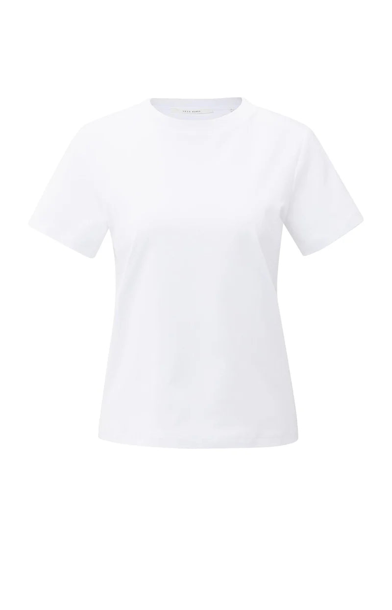 YAYA Basic T-Shirt with Subtle Stitch Details