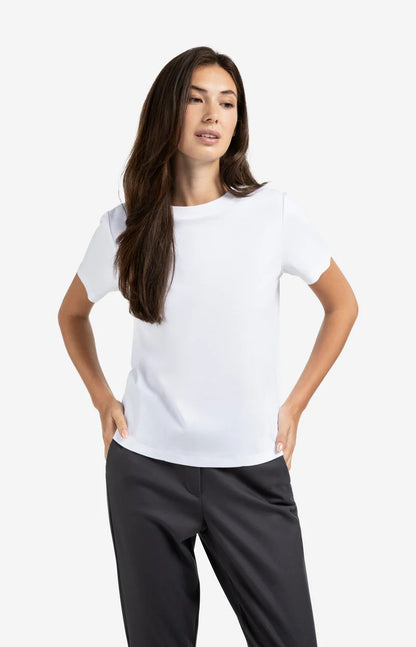 YAYA Basic T-Shirt with Subtle Stitch Details