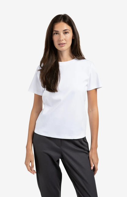 YAYA Basic T-Shirt with Subtle Stitch Details