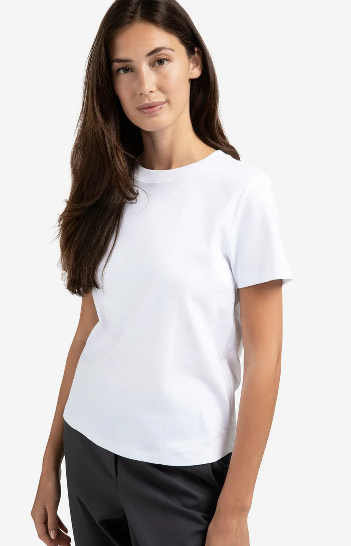 YAYA Basic T-Shirt with Subtle Stitch Details