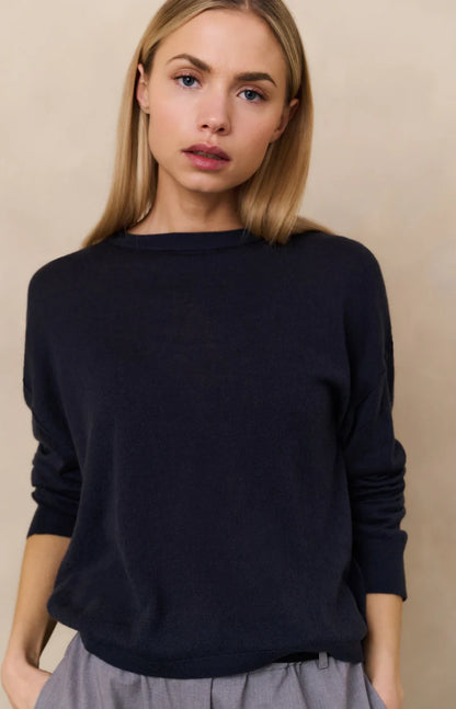 YAYA Textured Knit Sweater