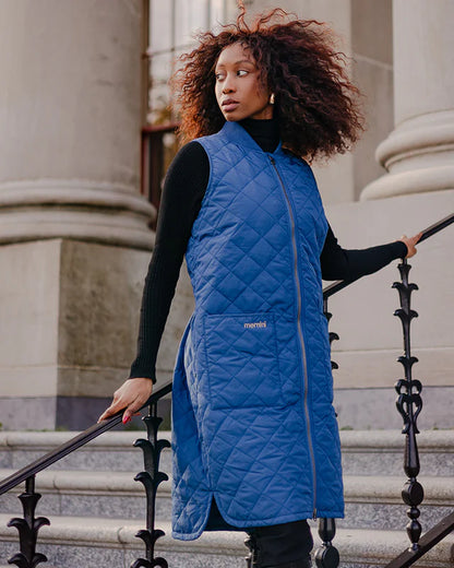 Mernini Quilted Long Liner Vest