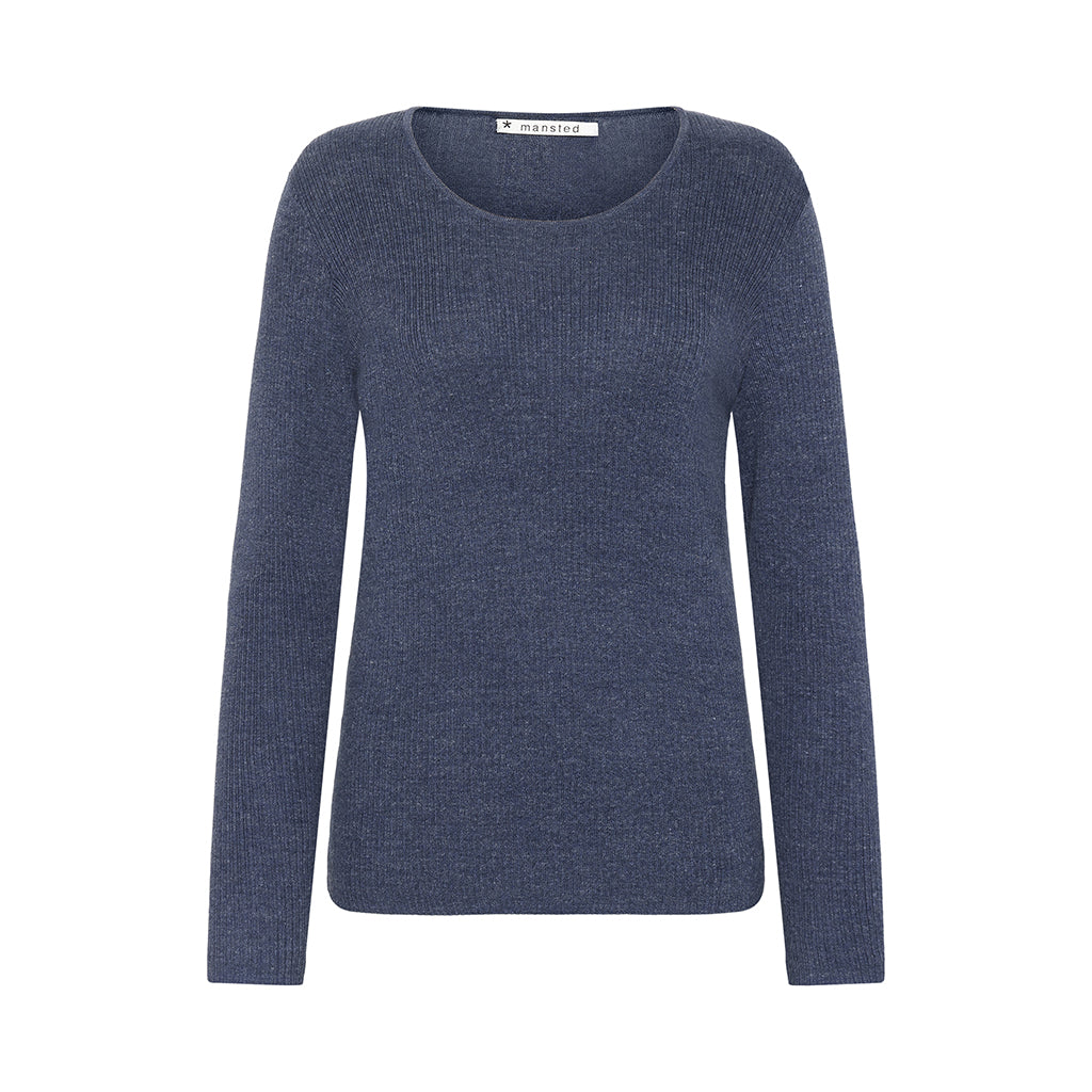 Mansted Ribbed Crew Neck Fitted Top