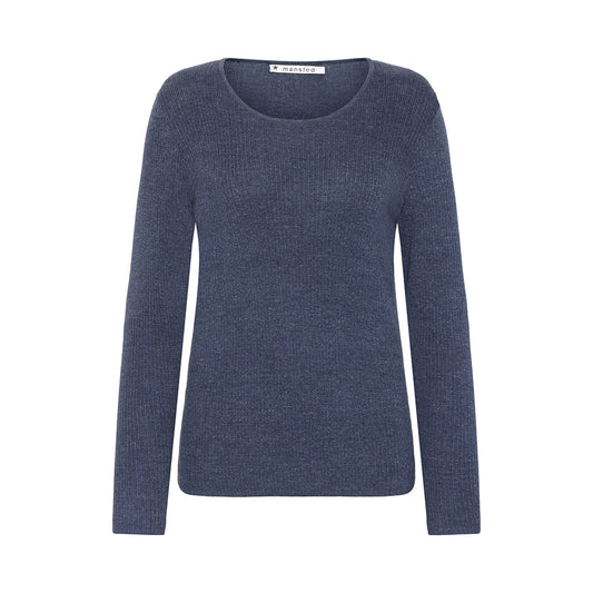 Mansted Ribbed Crew Neck Fitted Top