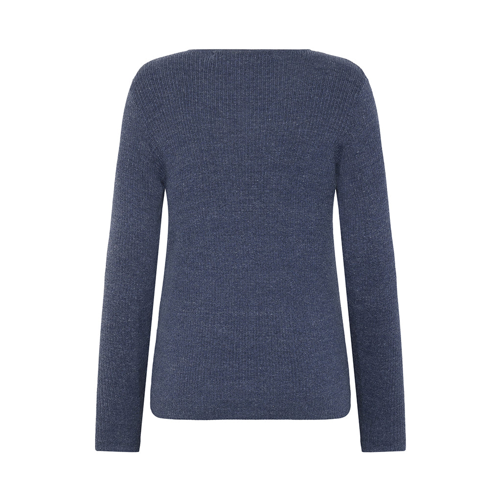 Mansted Ribbed Crew Neck Fitted Top