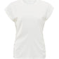 YAYA Cap Sleeve Top with Ruched Sides