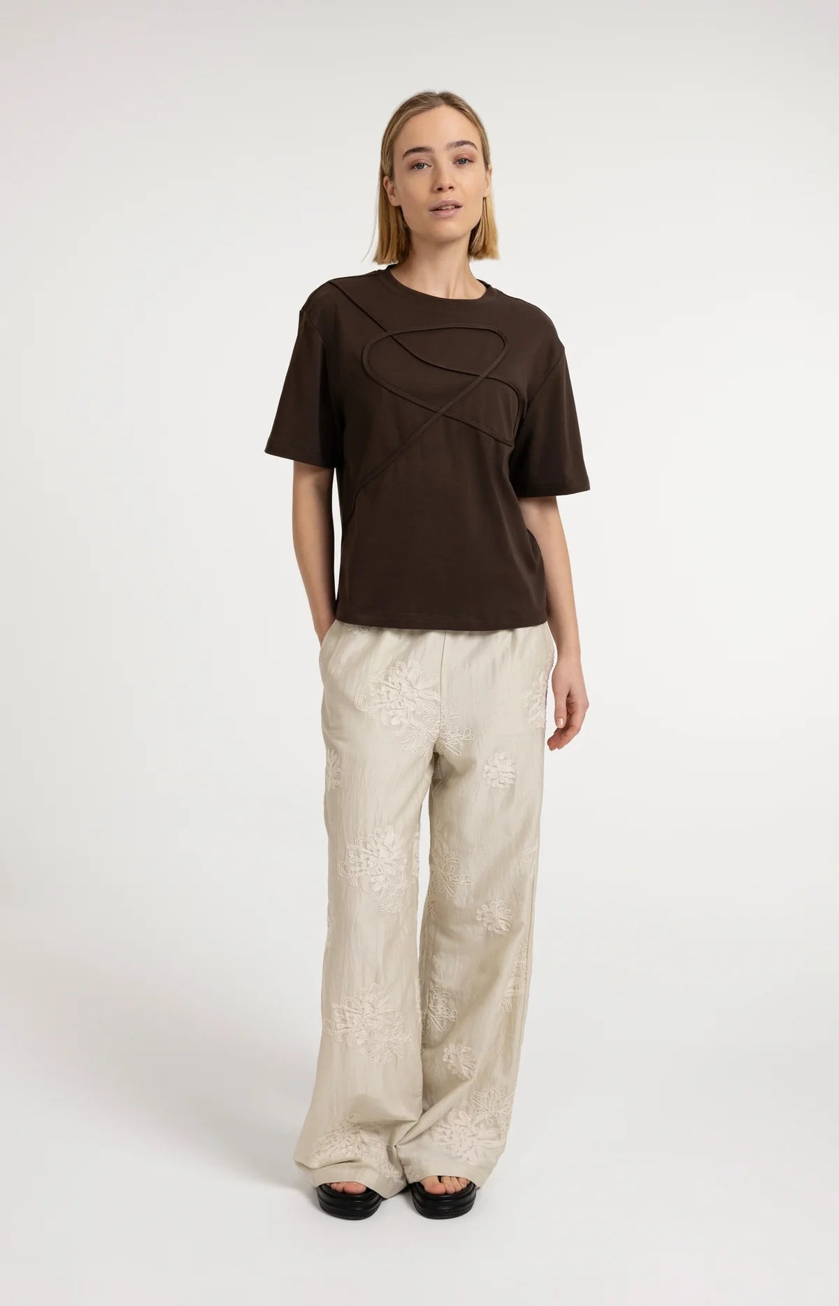 YAYA Rope Detail T-shirt