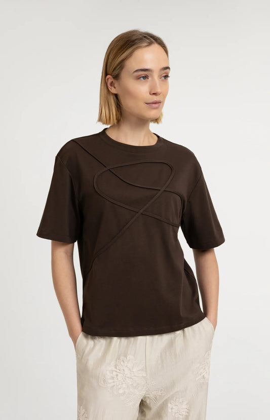 YAYA Rope Detail T-shirt