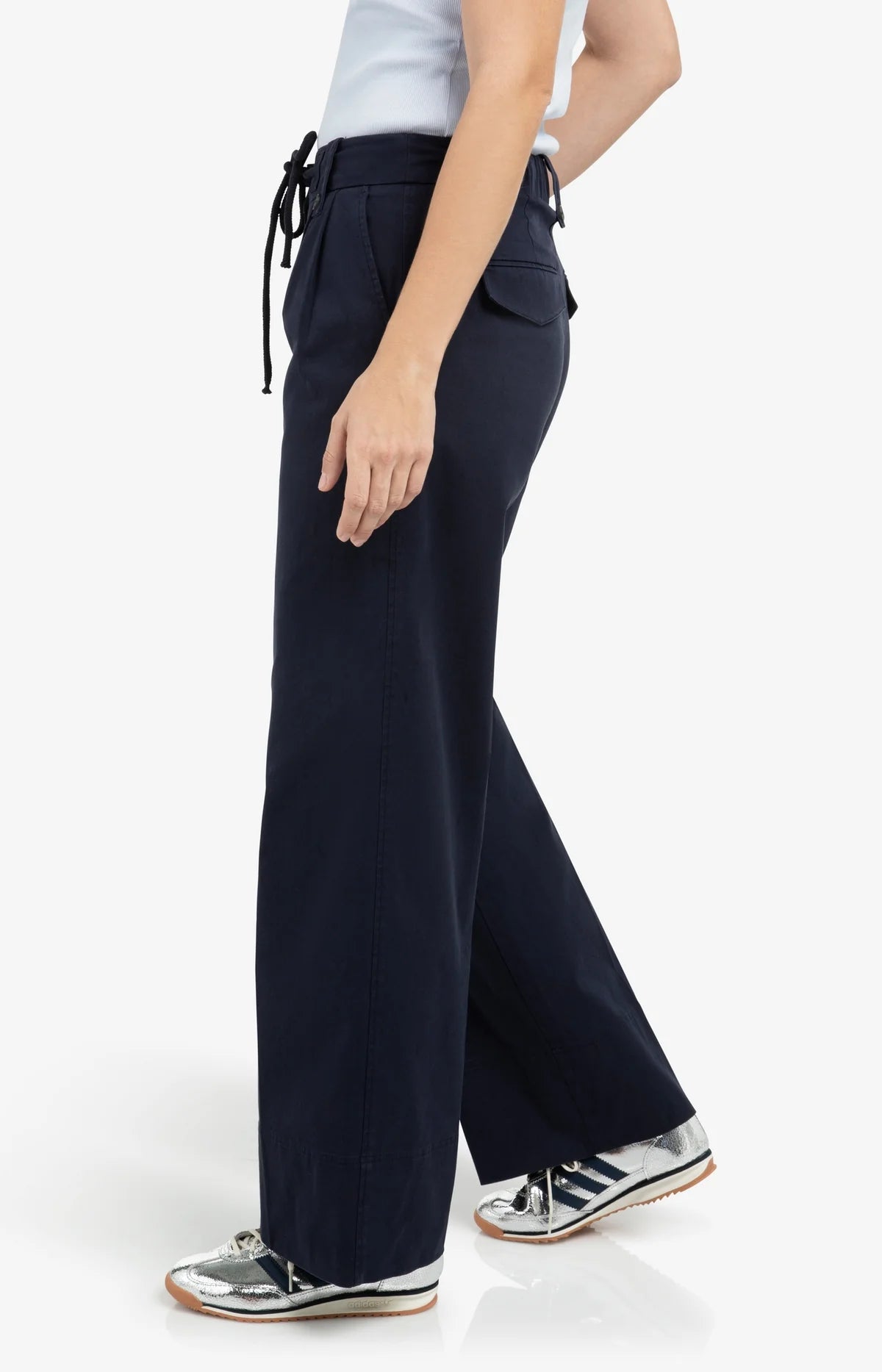 YAYA Woven Wide Leg Pant