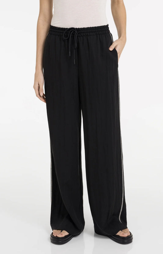 YAYA Woven Pant with Flatlock Detail