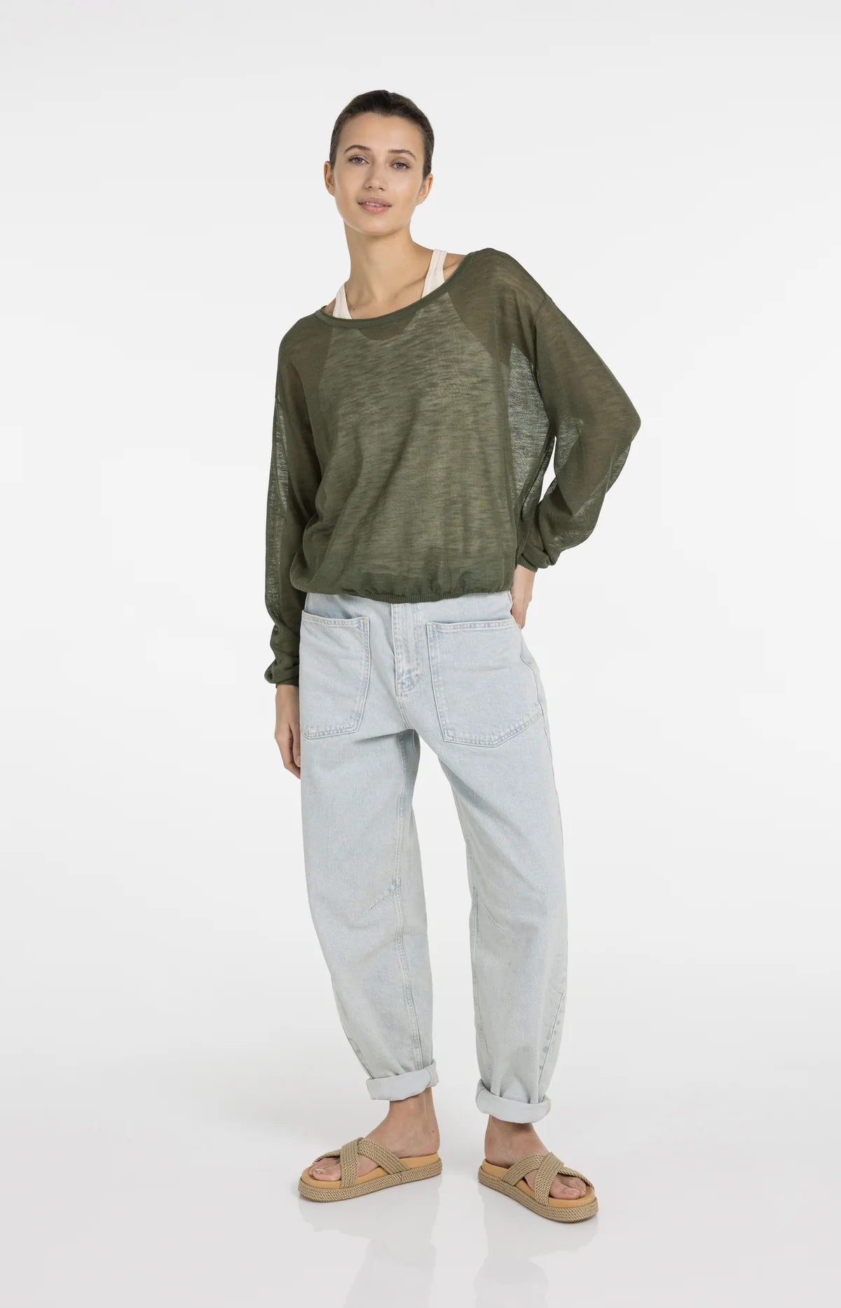 YAYA Twinset Sweater with Singlet