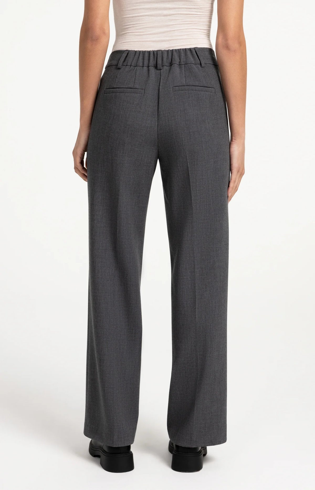 YAYA Straight Leg Trouser with Seam Detail