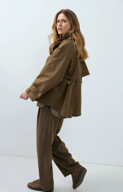 YAYA Woven Straight Leg Trouser