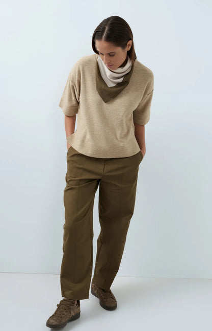 YAYA Woven Straight Leg Trouser