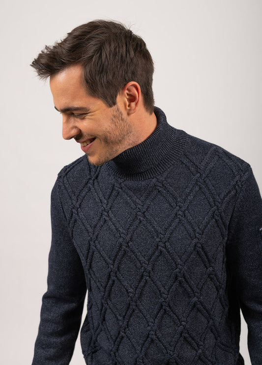Saint James Men's Rossano Argyle Knit Sweater