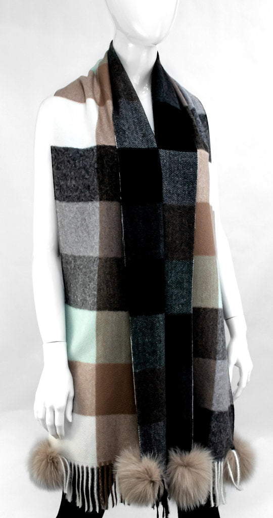 Mitchie's Colourblock Scarf