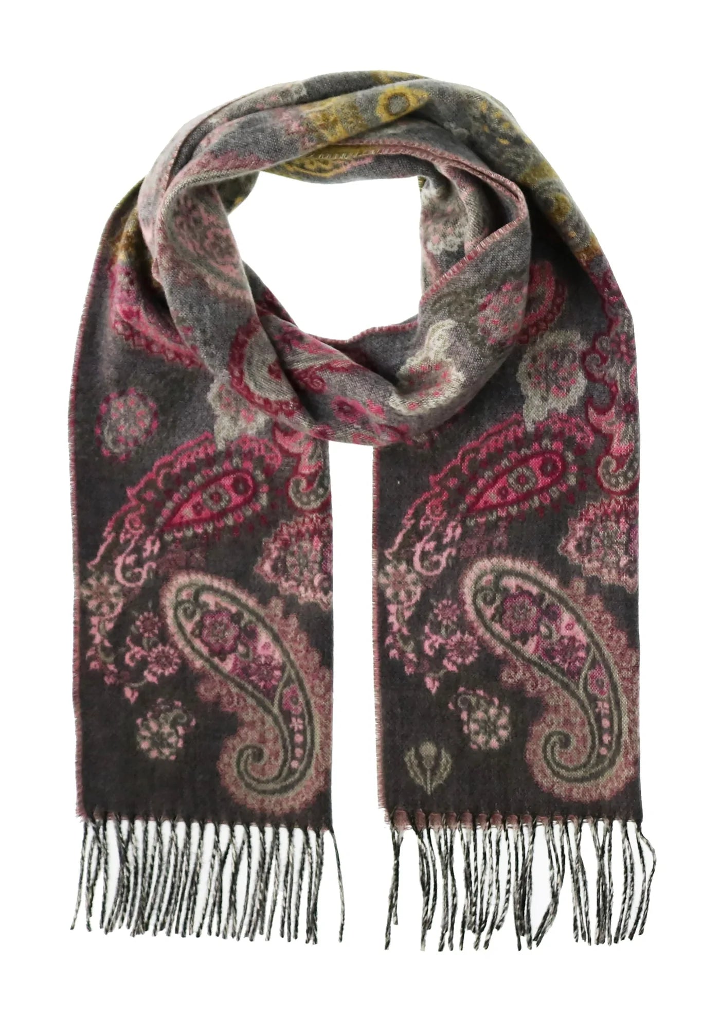 Fraas Ombre Paisley Cashmink Scarf