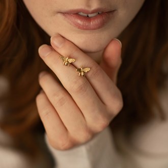 Glee Jewelry Bee Love Stud Earrings