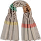 FRAAS Herringbone Stripe Wool Blend Wrap