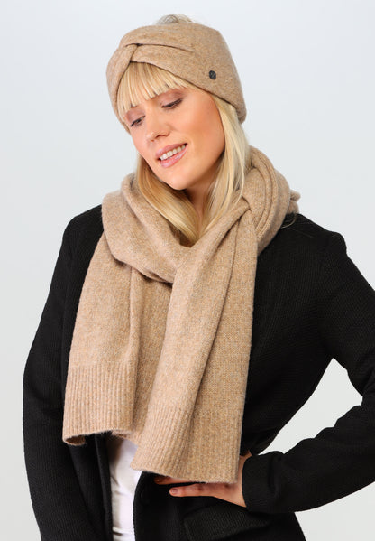Fraas Melange Knit Scarf