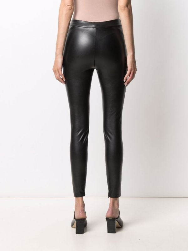 Michael kors leather on sale leggings