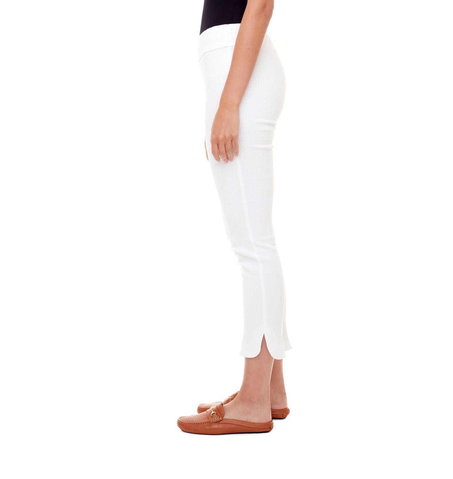 UP! Classic Petal Slit Slim Pant