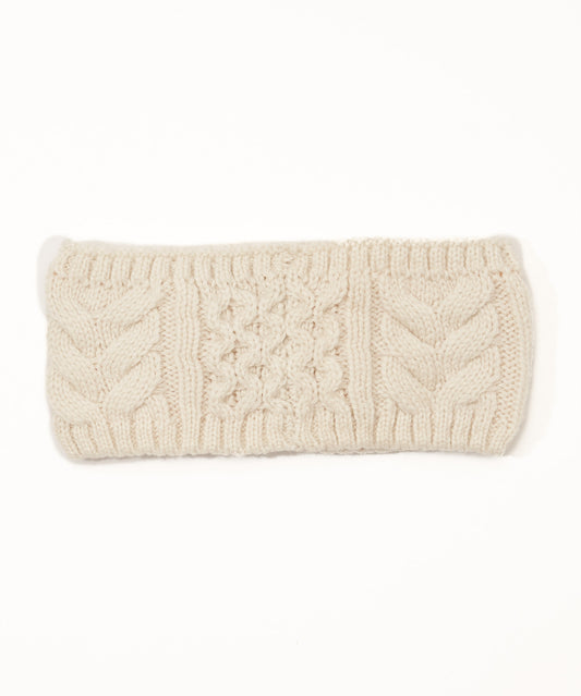 Echo Recycled Cable Knit Headband