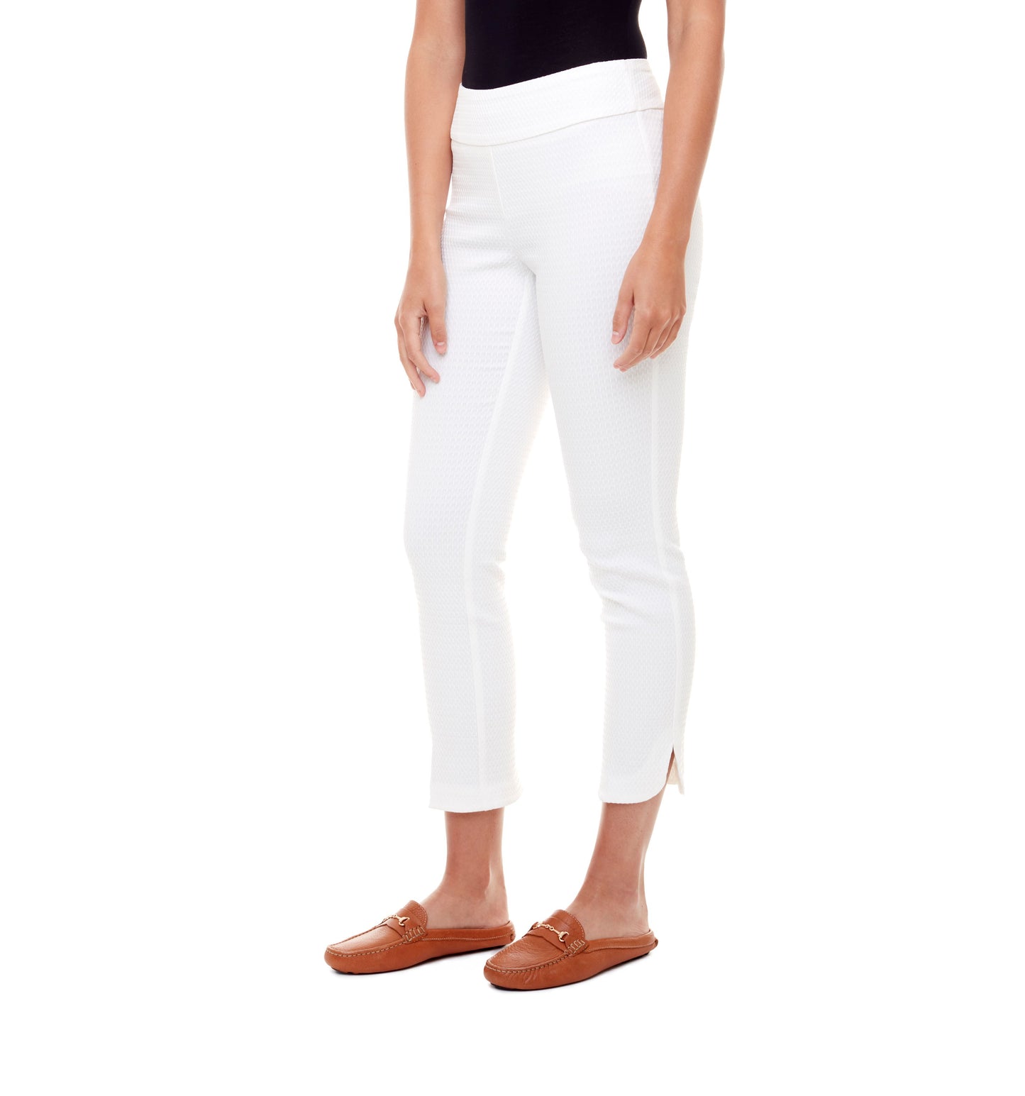 UP! Classic Petal Slit Slim Pant